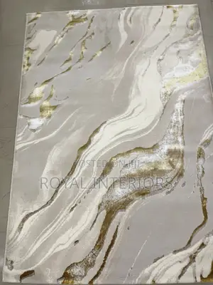 Genuine Quality | 5”7 Gold Theme Luxury Affordable Turkey Centre Rug