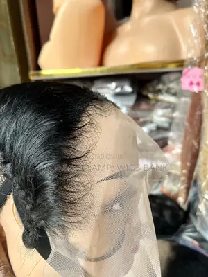 Glueless Frontal Gele With Hd Lace Human Hair for Owambe Daily Use