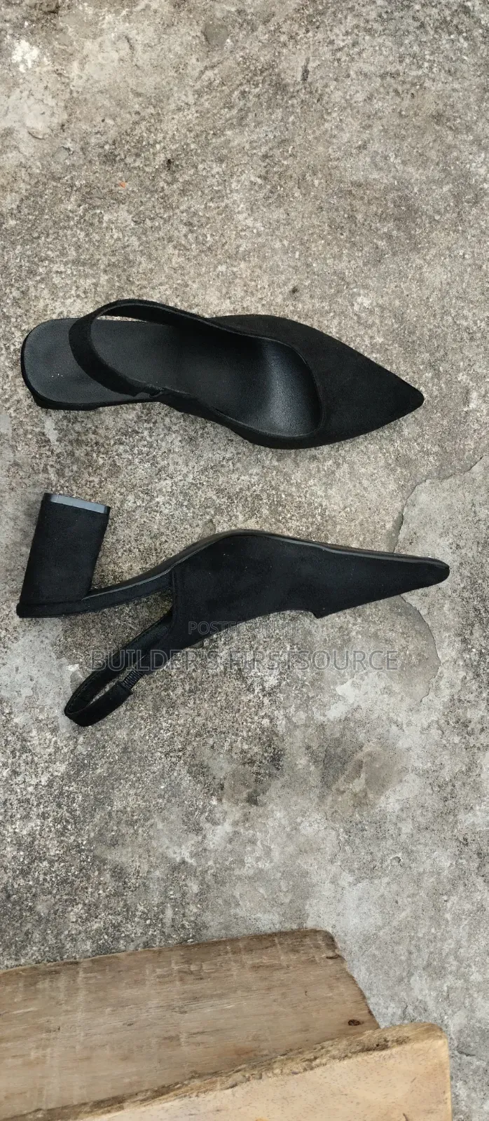 Slingback Block Heel Pumps