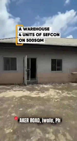 Warehouse With Four Units of Self Contain Apartments at Iwofe Road