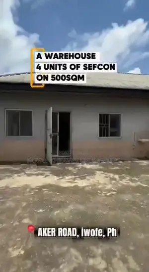 Warehouse With Four Units of Self Contain Apartments at Iwofe Road