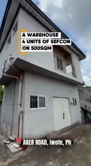 Warehouse With Four Units of Self Contain Apartments at Iwofe Road