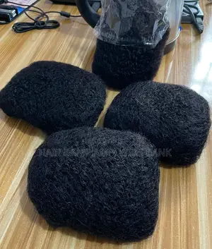Human Hair Afro Kinky Bulk Color 1b 8 and 10inches