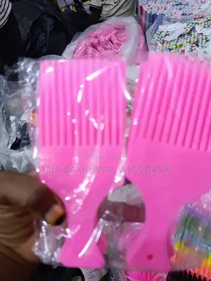 Wide Tooth Comb Fancy Pink Color