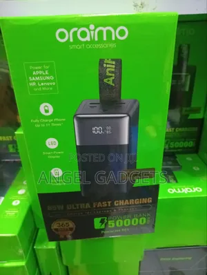 Oraimo Power Bank,50,000mh Capacity
