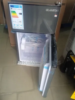 Glamstar Double Door Refrigerator 100l