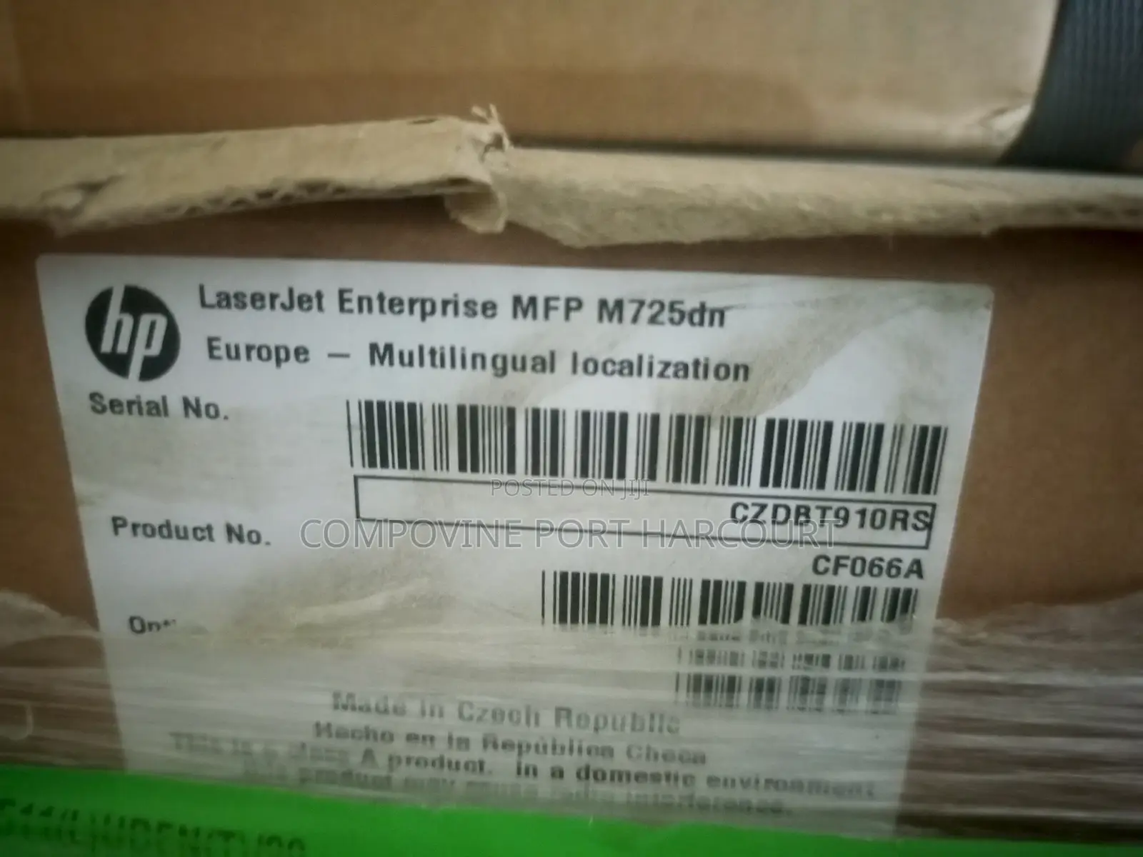 Hp Laserjet Enterprise M725dn Multifunction Printer