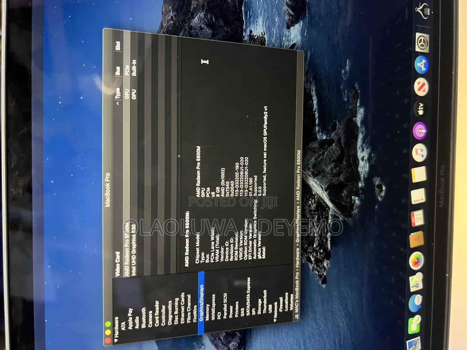 Laptop Apple MacBook Pro 2019 32GB Intel Core i9 SSD 1T