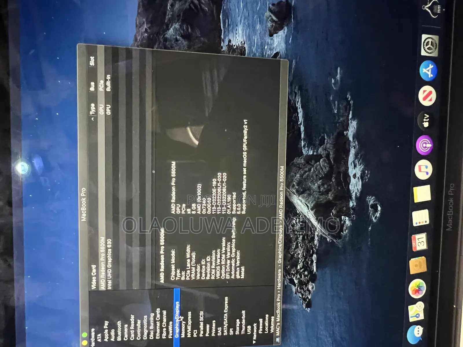 Laptop Apple MacBook Pro 2019 32GB Intel Core i9 SSD 1T