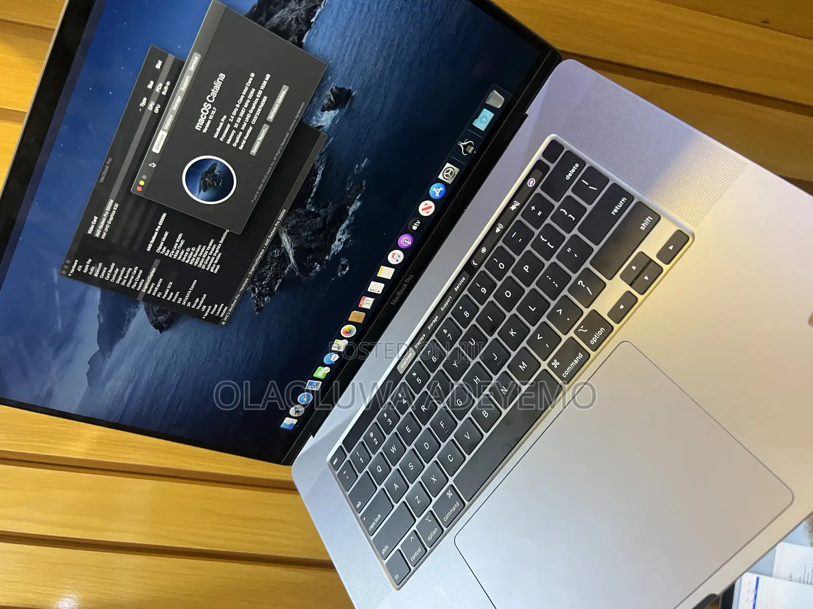 Laptop Apple MacBook Pro 2019 32GB Intel Core i9 SSD 1T