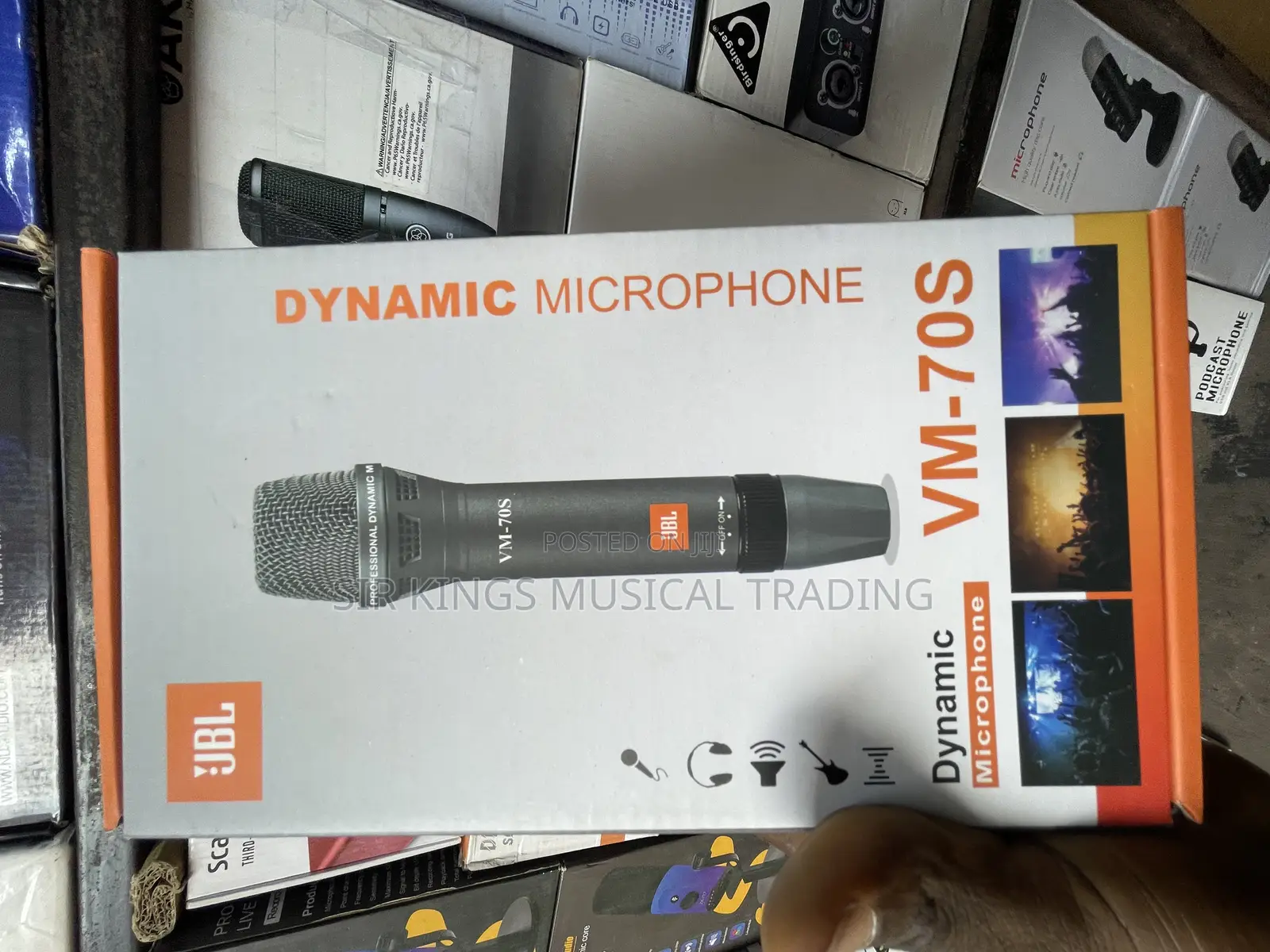 JBL Vm-70s Wired Microphone
