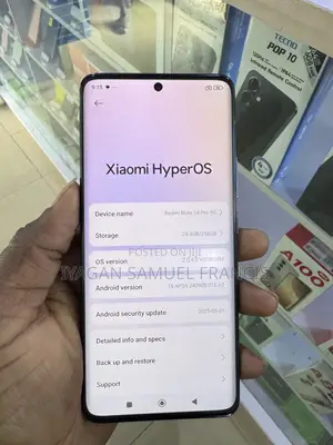 Xiaomi Redmi Note 14 Pro 5G 256 GB Black