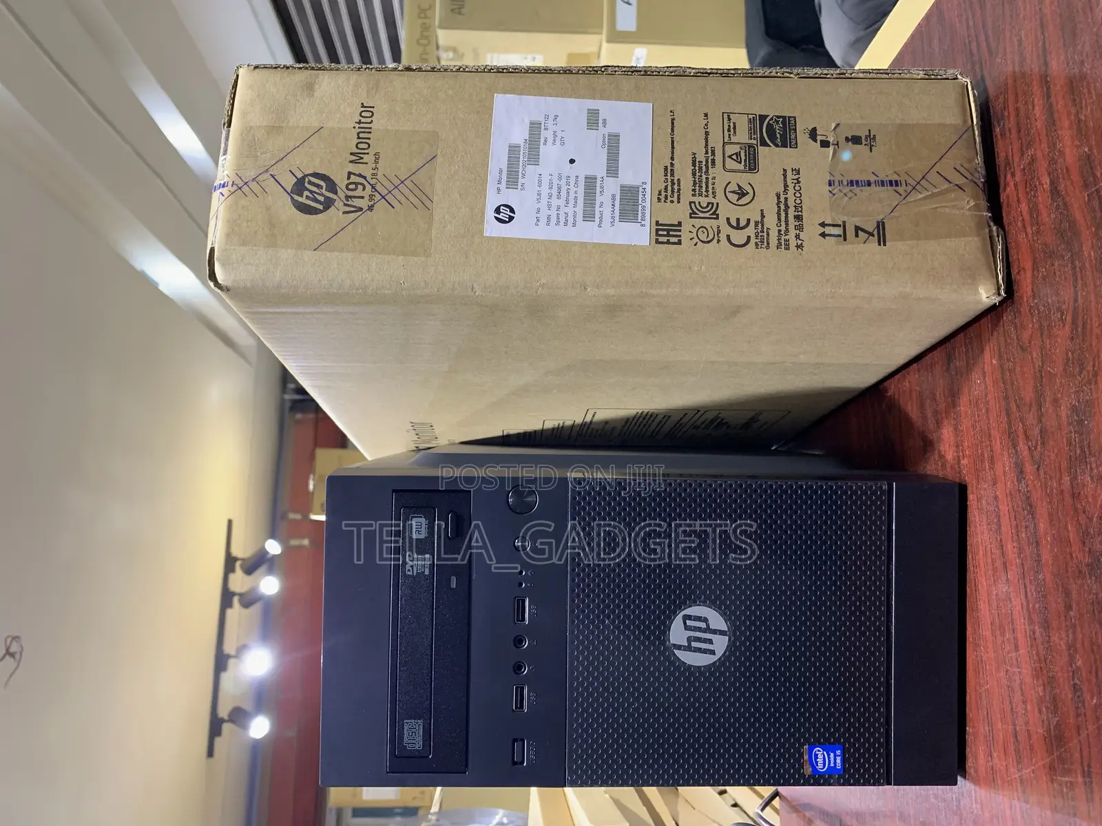 New Desktop Computer HP 280 G3 8GB Intel Core i5 SSD 256GB