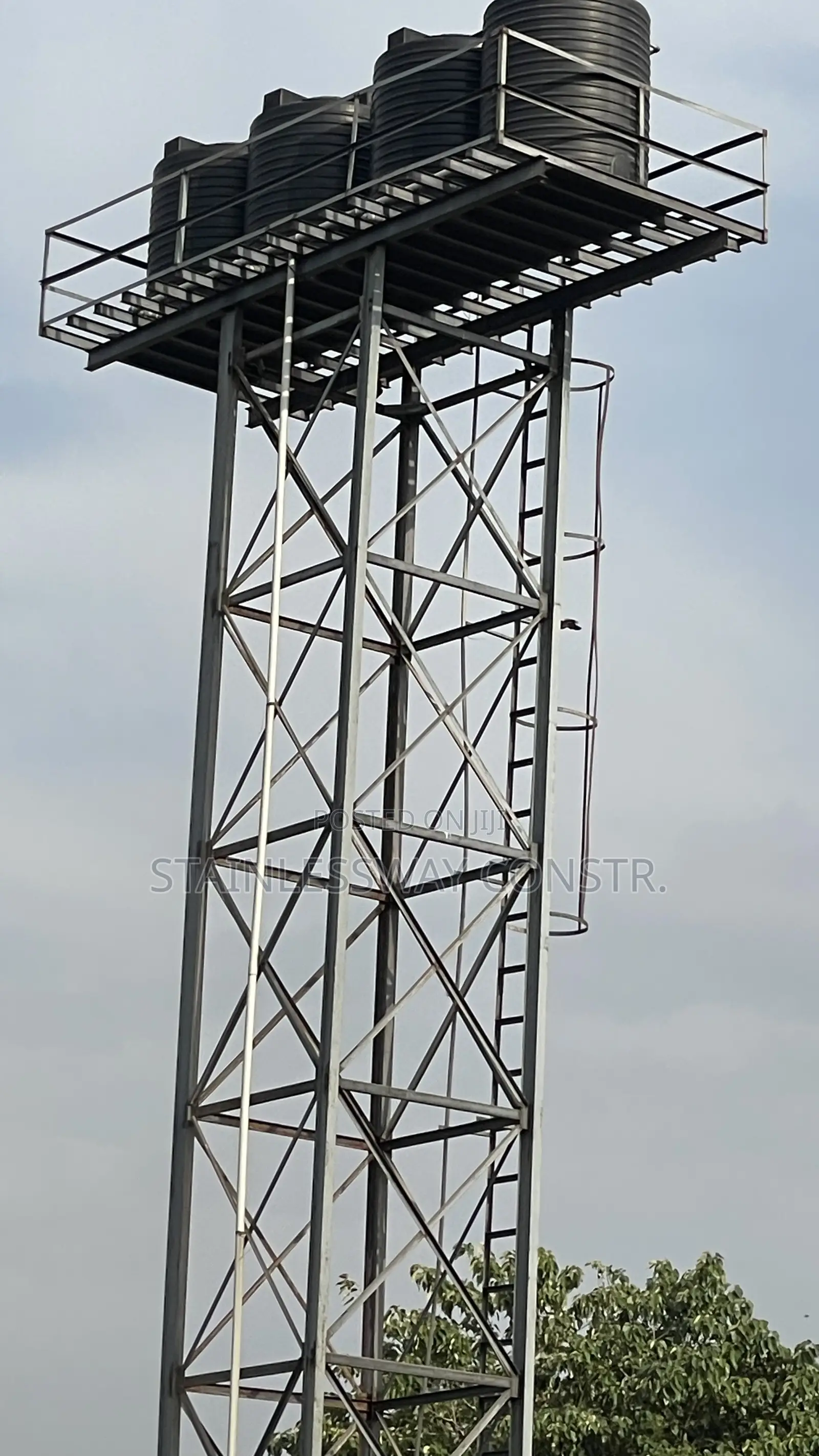 Overhead Tank Stand Overlay