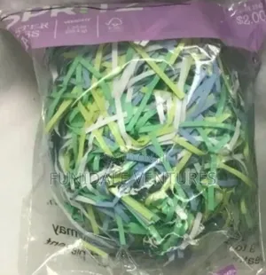 Solid Colour Crinkle Cut Paper Shred - 100g