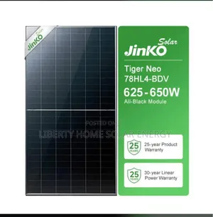 650w Jinko Bi-Facial Solar Panel
