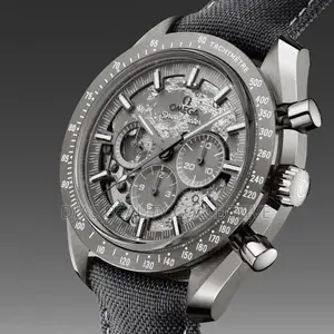 High Quality Automatic Omega Leather Watch