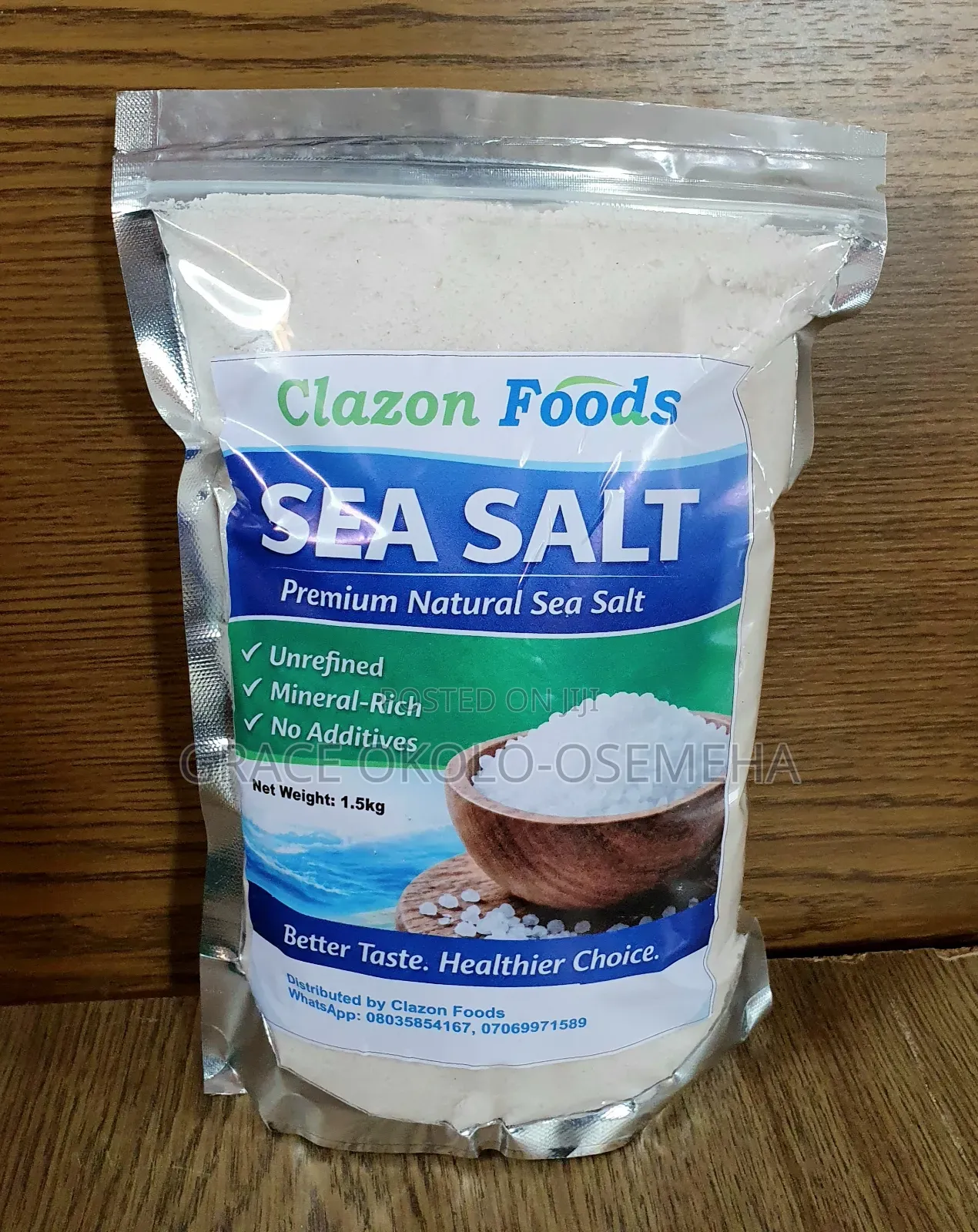 Sea Salt (Fine, Grinded, Smooth)