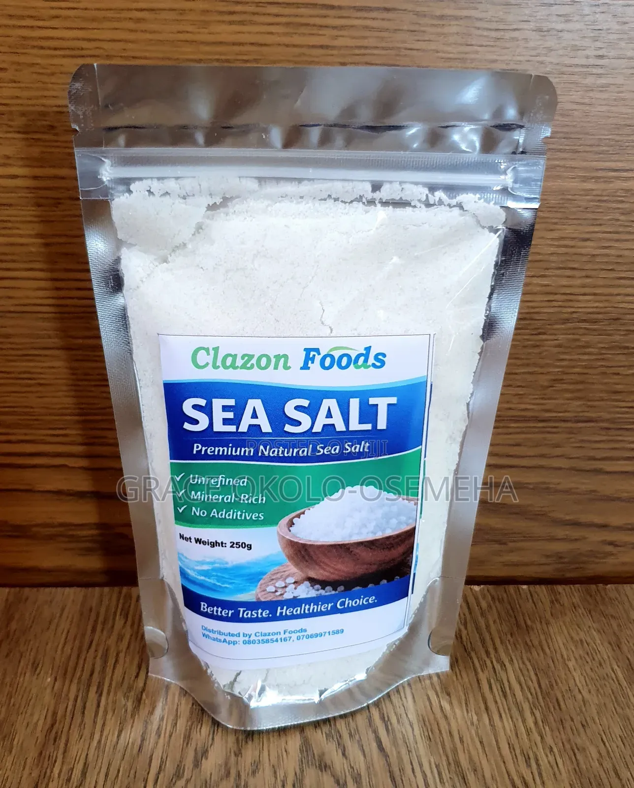 Sea Salt (Fine, Grinded, Smooth)