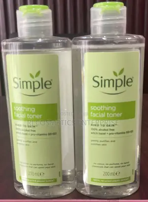 Simple Soothing Facial Toner