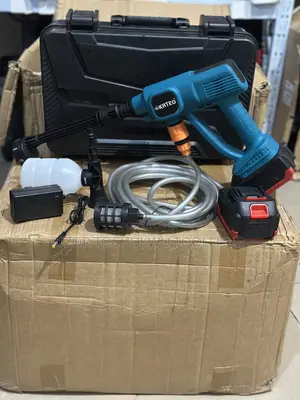 48v Portable Cordless High Pressure Car Wash Machine With 2 Batteries