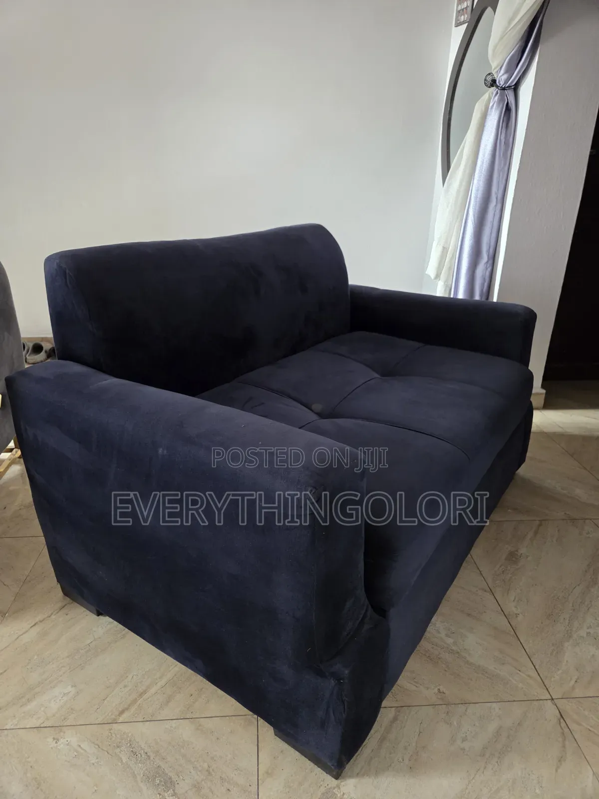Couch [Blue 2 Seater)