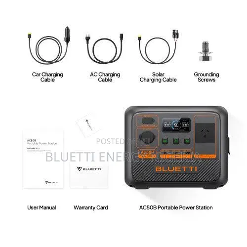 Bluetti Ac50p 700w Power Station