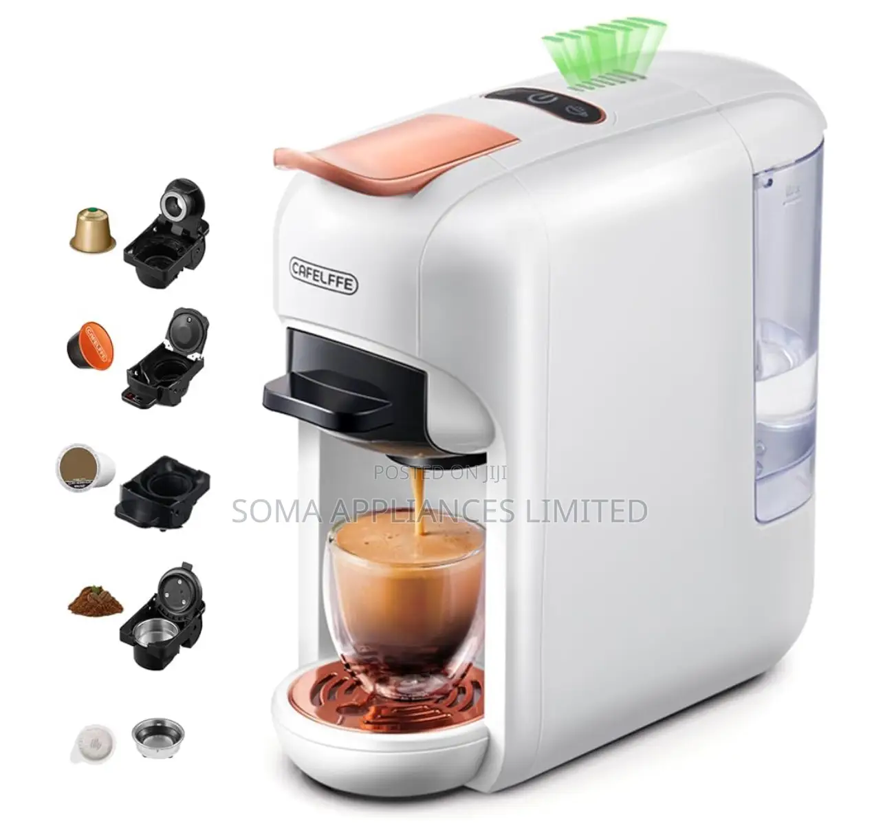 Cafelffe Mk-606 5-in-1 Capsule Coffee Machine