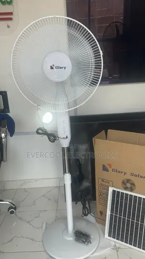 16-Inch Glory Rechargeable Solar Fan