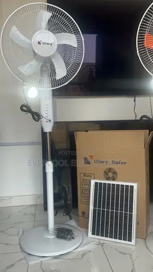 16-Inch Glory Rechargeable Solar Fan