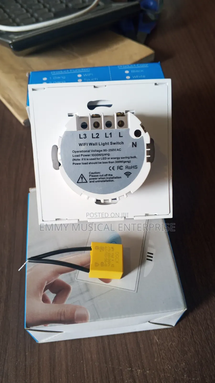 3 Gang Smart Switch, (White) For Home Automation