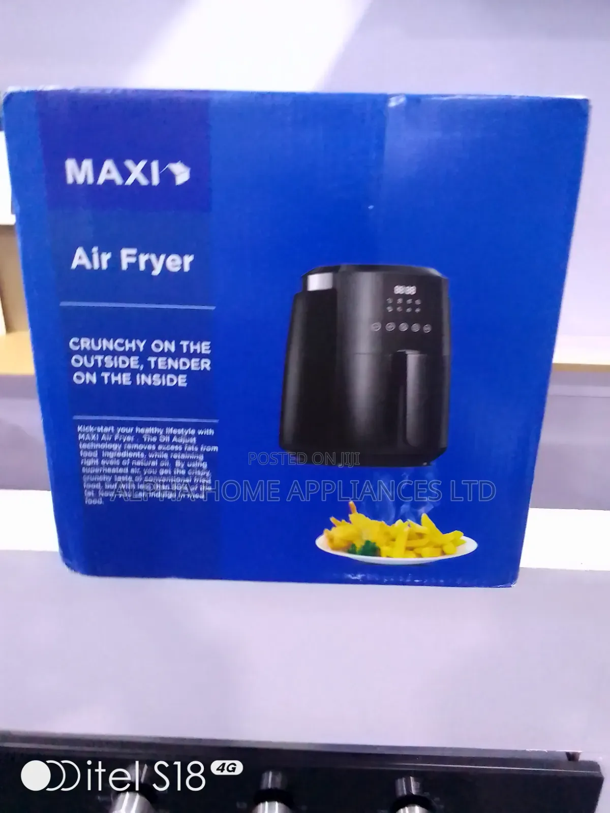 Maxi Air Fryer 4l Black Colour