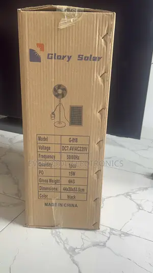 16-Inch Glory Rechargeable Solar Fan