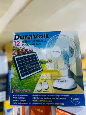 12” 3in1 Rechargeable Table/Wall Fan