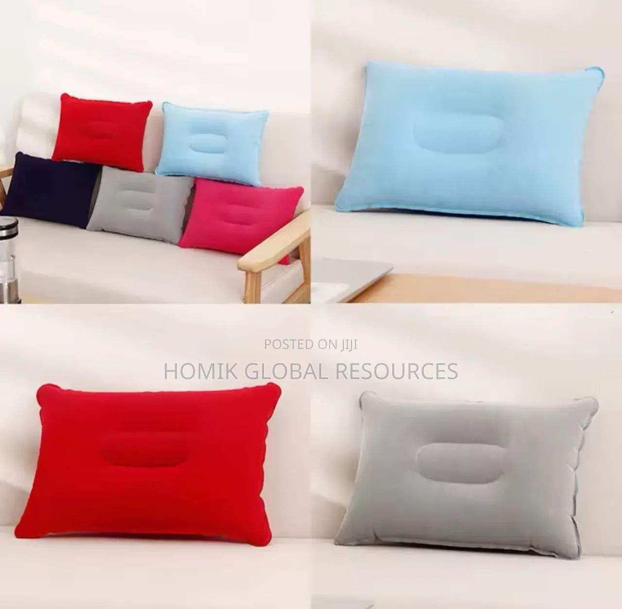 1pc Inflatable Soft Mini Spa/Lumbar Support/Cushion Pillow