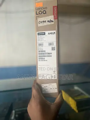 New Laptop Lenovo LOQ 15AHP10 16GB AMD Ryzen 7 SSD 512GB