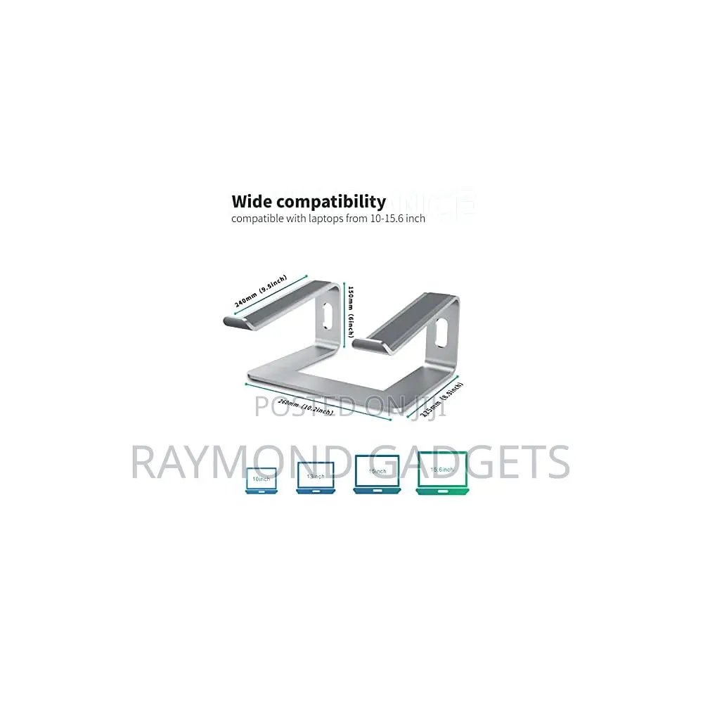 Laptop Stand G1 – Aluminum Ergonomic Cooling Riser
