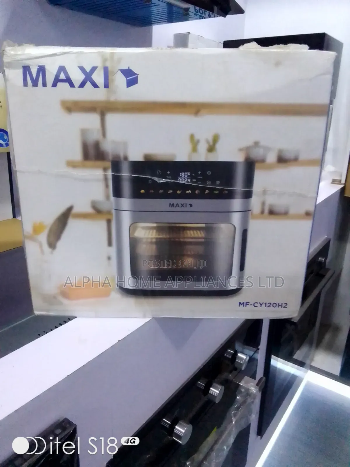 Maxi Air Fryer 12l Silver Colour