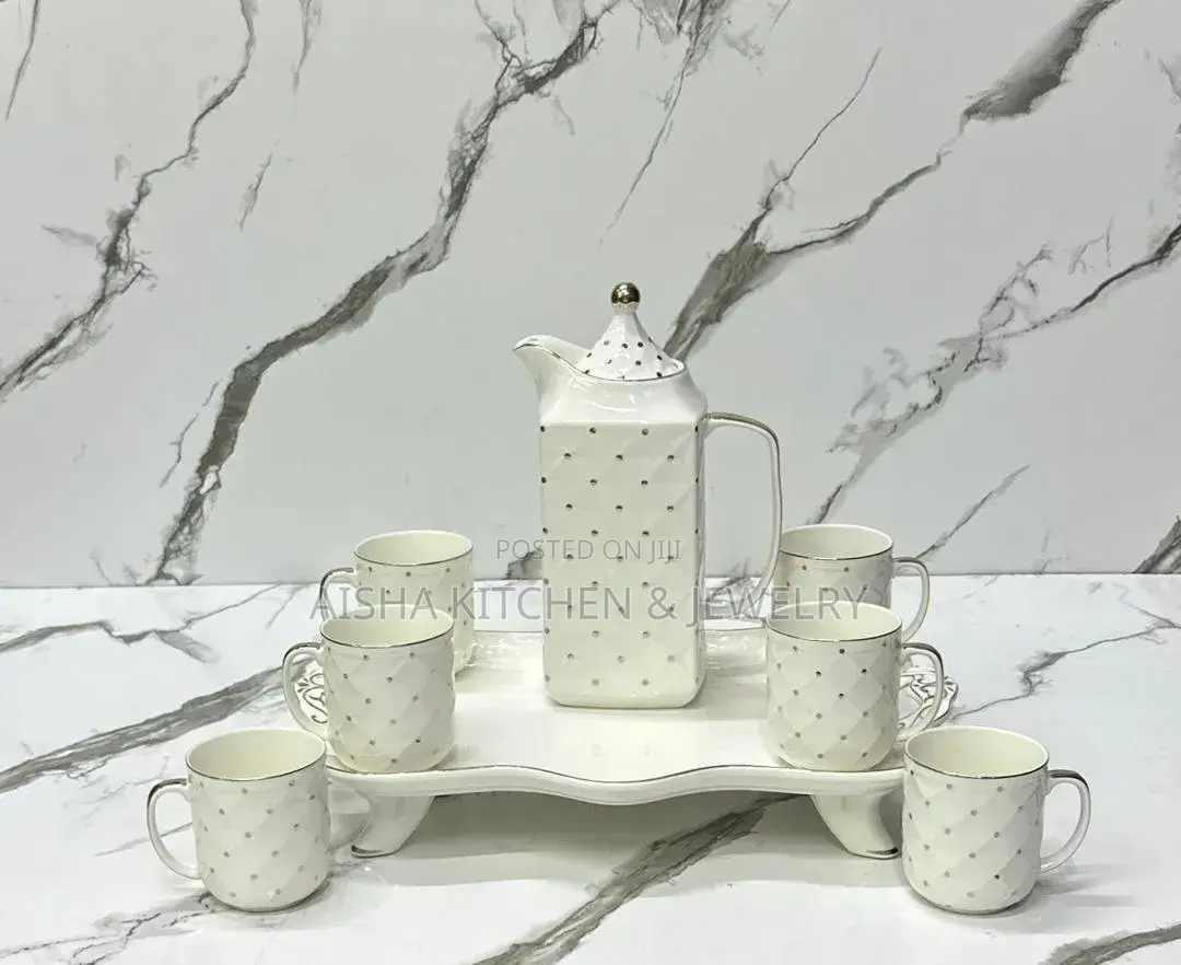 Luxury Ceramic Tea Set With Cups
