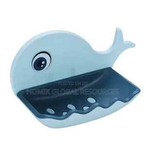 Whale Shape Suctioned Soap Rack/Holder