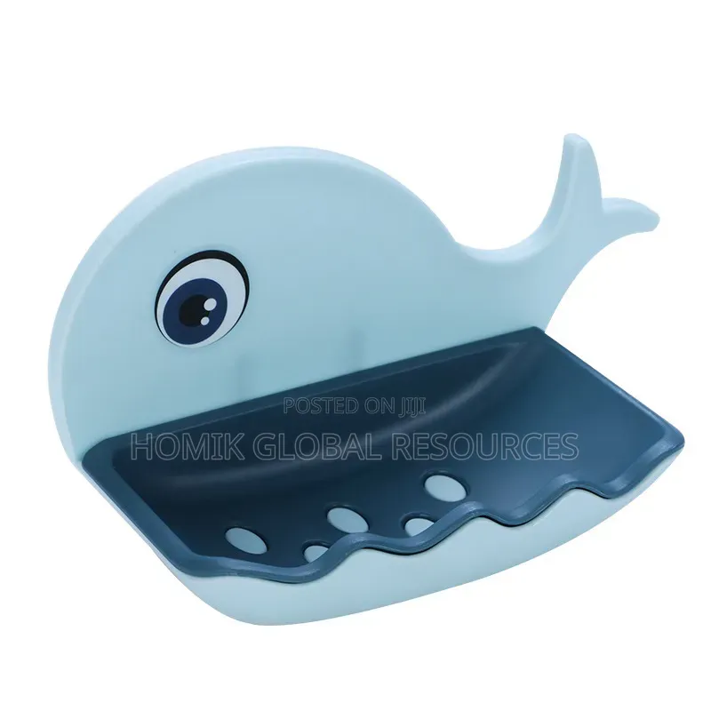 Whale Shape Suctioned Soap Rack/Holder