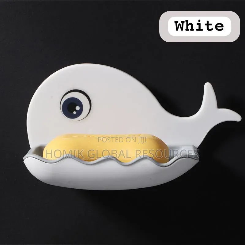 Whale Shape Suctioned Soap Rack/Holder
