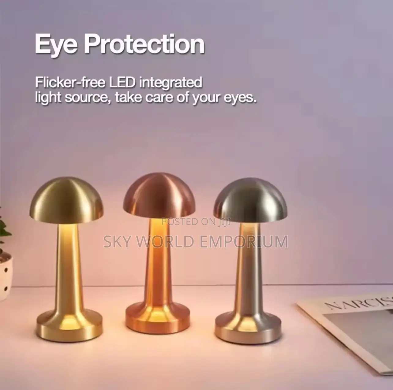 Table Lamp Dimming Touch Operation Led Eye Protection
