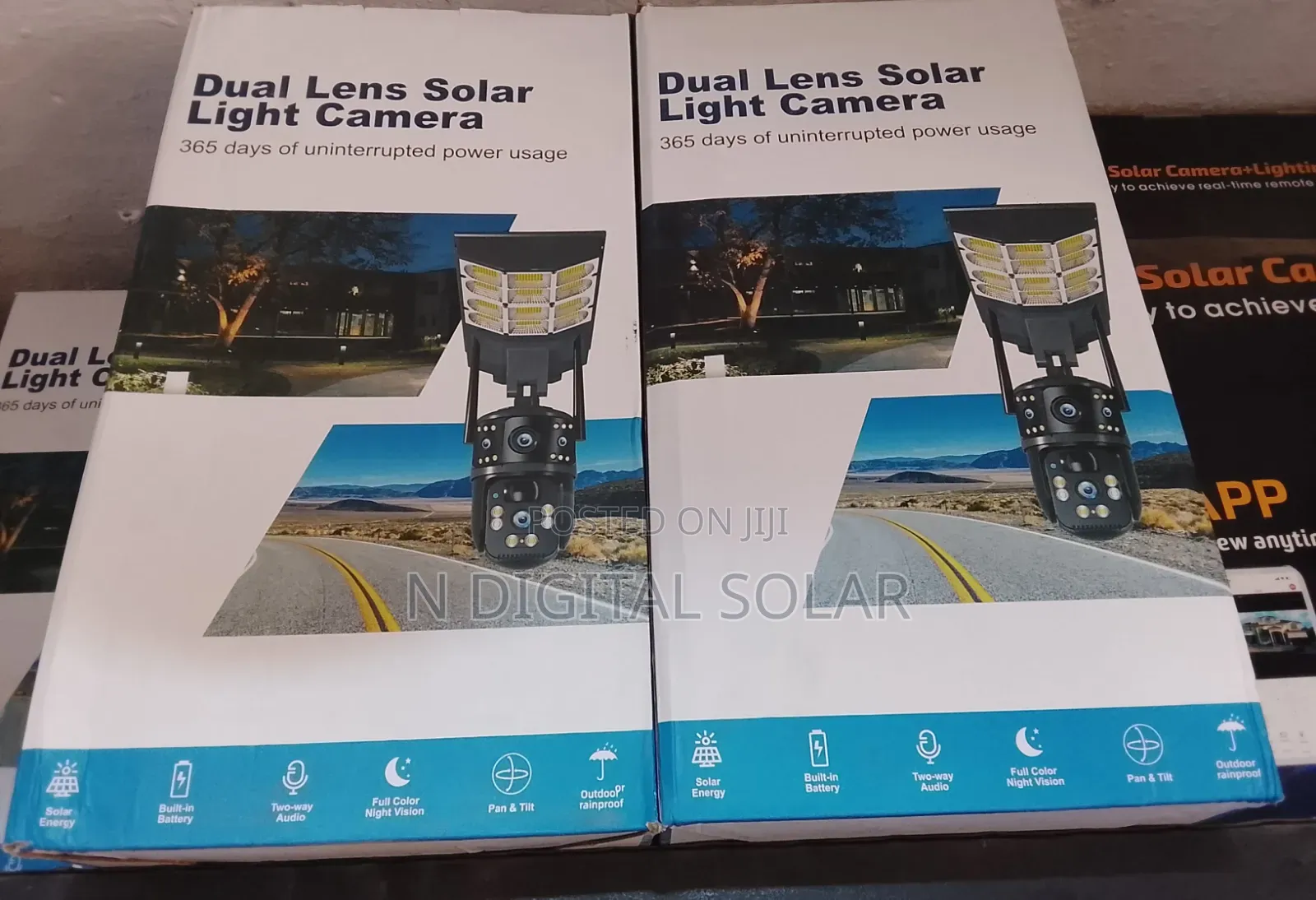Easy Cloud Dual Lens Solar Street Light Camera