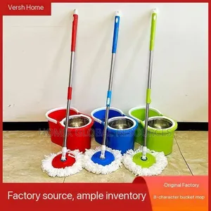 2-in-1 Strong Magic 360° Wash Dry Mop Bucket Set