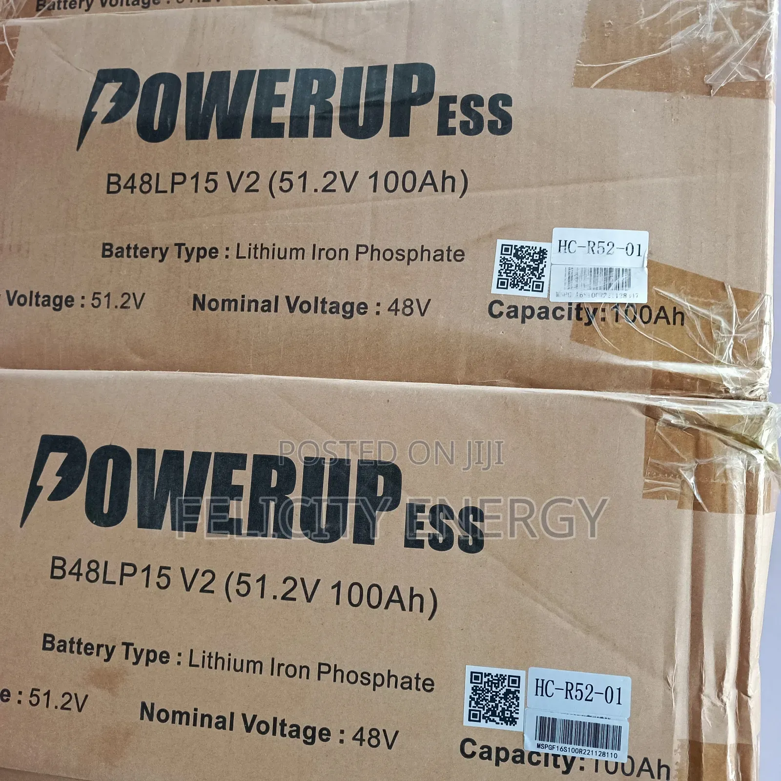 Power Up Lithium Battery 5kwh 48v