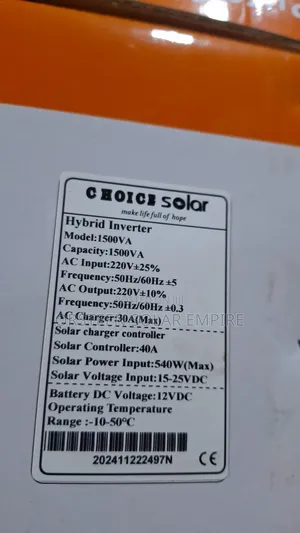 Choice 2kva Hybrid Inverter
