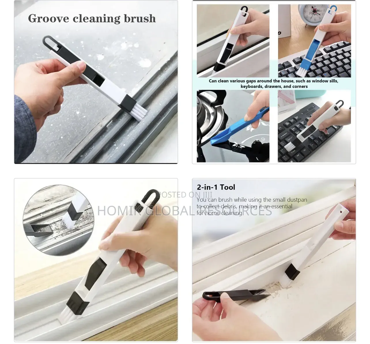 2in1 Portable Multifunctional Groove Cleaning Tool