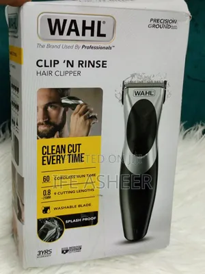 U.K Fairly Used Wahl Clip and Rinse Hair Clipper - Charger Missing