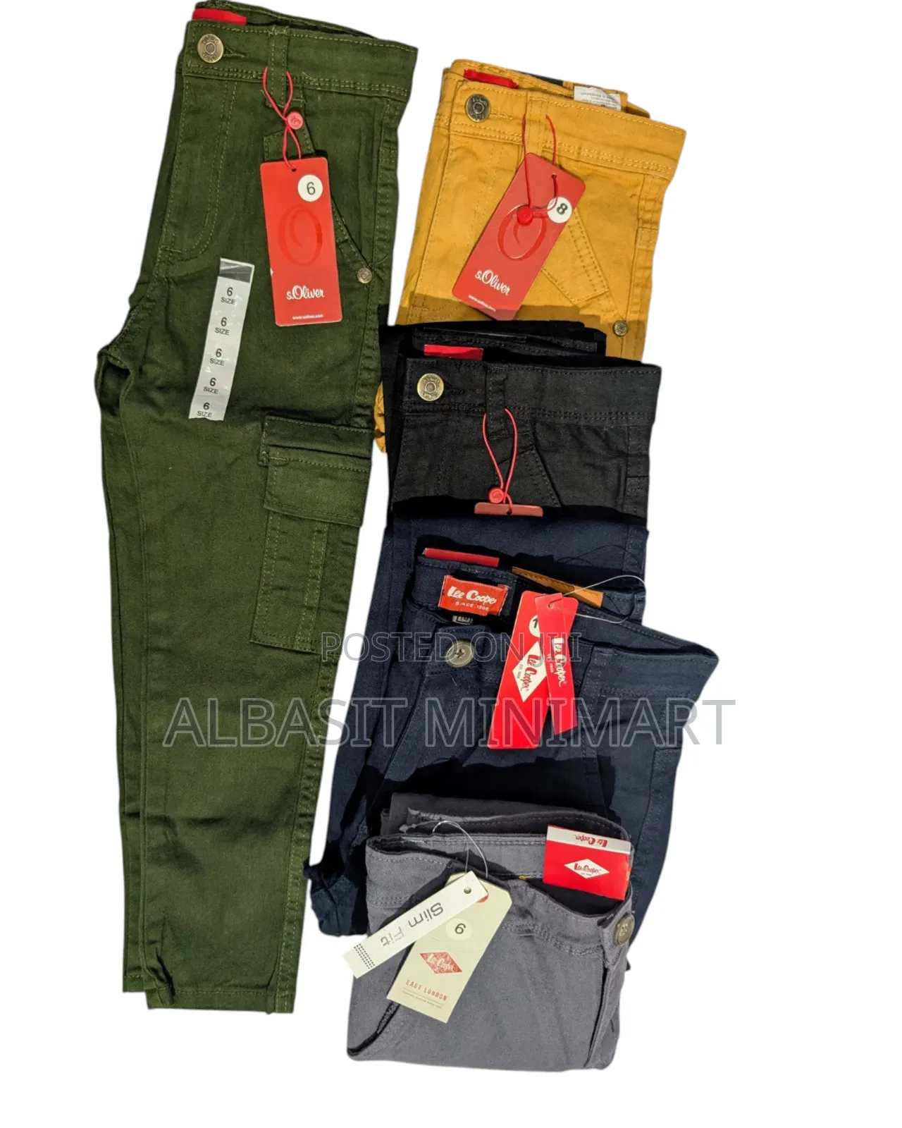 S.Oliver Olive Cargo Pants